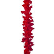 48" Red Velvet Sequin Bow Garland