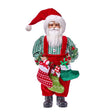 20" Santa with Stocking Garland