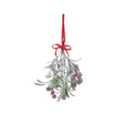 8" Iced Mistletoe Bundle with Bow
