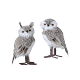 12.5" Fur Feather Forest Owl