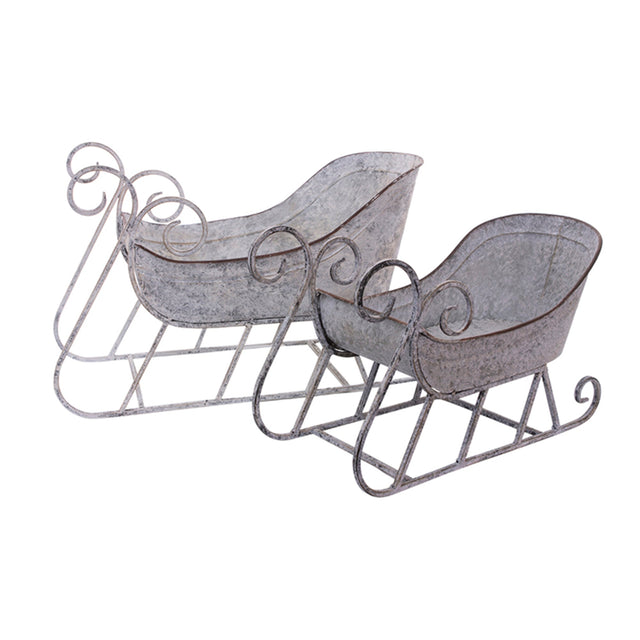 Whitewashed Sleigh
