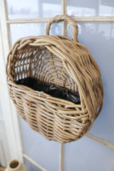 Tracey Rattan Wall Basket