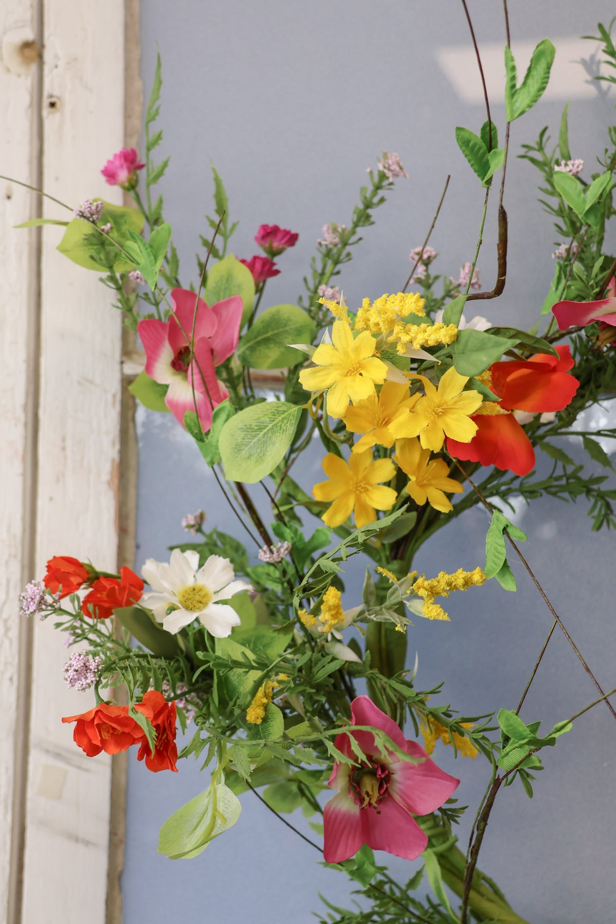 22" Wild Flower Wreath