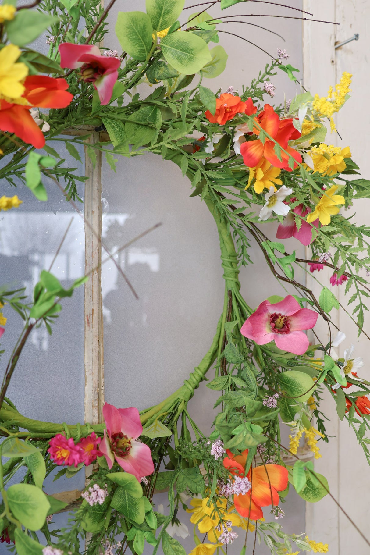 22" Wild Flower Wreath