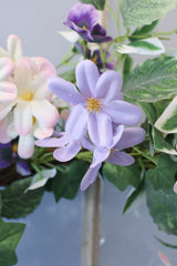 22" Purple Rain Pansy  Wreath