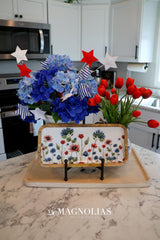 Stars & Stripes Enamel Tray - 2 Sizes