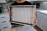 Woven Blue & White Tray- 2 Sizes