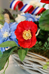 Red Poppy Spray