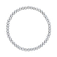 Light Gray Stretchy Facet Mila-Mix Bracelet