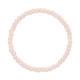 Blush Pink Stretchy Facet Mila-Mix Bracelet