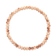 Peach Transitioning Stretchy Facet Mila-Mix Bracelet