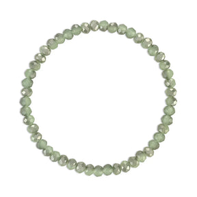 Green Transitioning Stretchy Facet Mila-Mix Bracelet