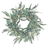 24" Eucalyptus Oats & Blueberry Wreath