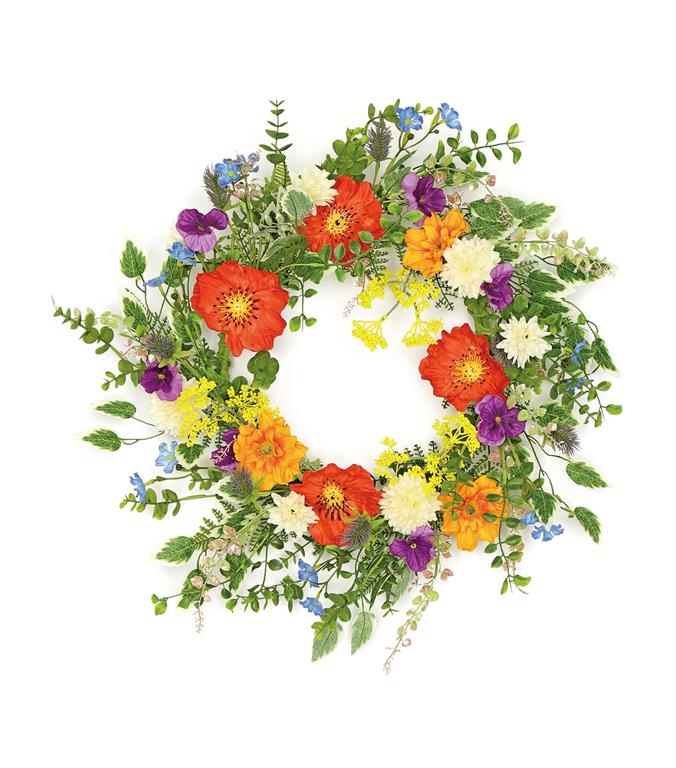 24" Summer Fun Mixed Wreath