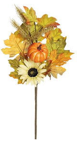 Pumpkin Sunflower Maple Pick