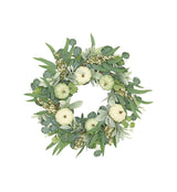22" Eucalyptus Berry & Pumpkin Wreath