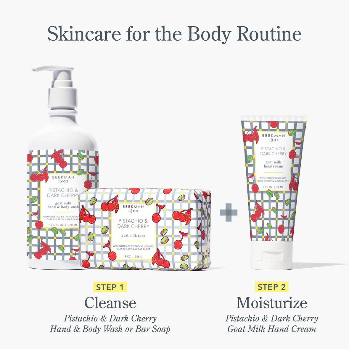 Pistachio & Dark Cherry Goat Milk Bar Soap