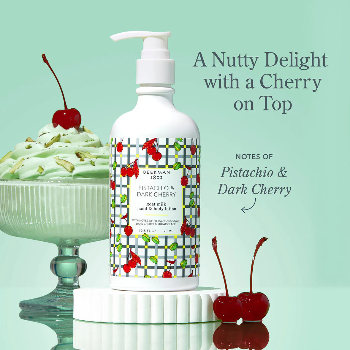 Pistachio & Dark Cherry Lotion