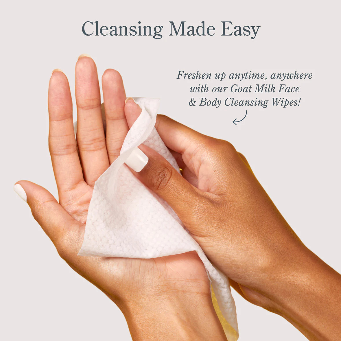 Pistachio & Dark Cherry Face Wipes