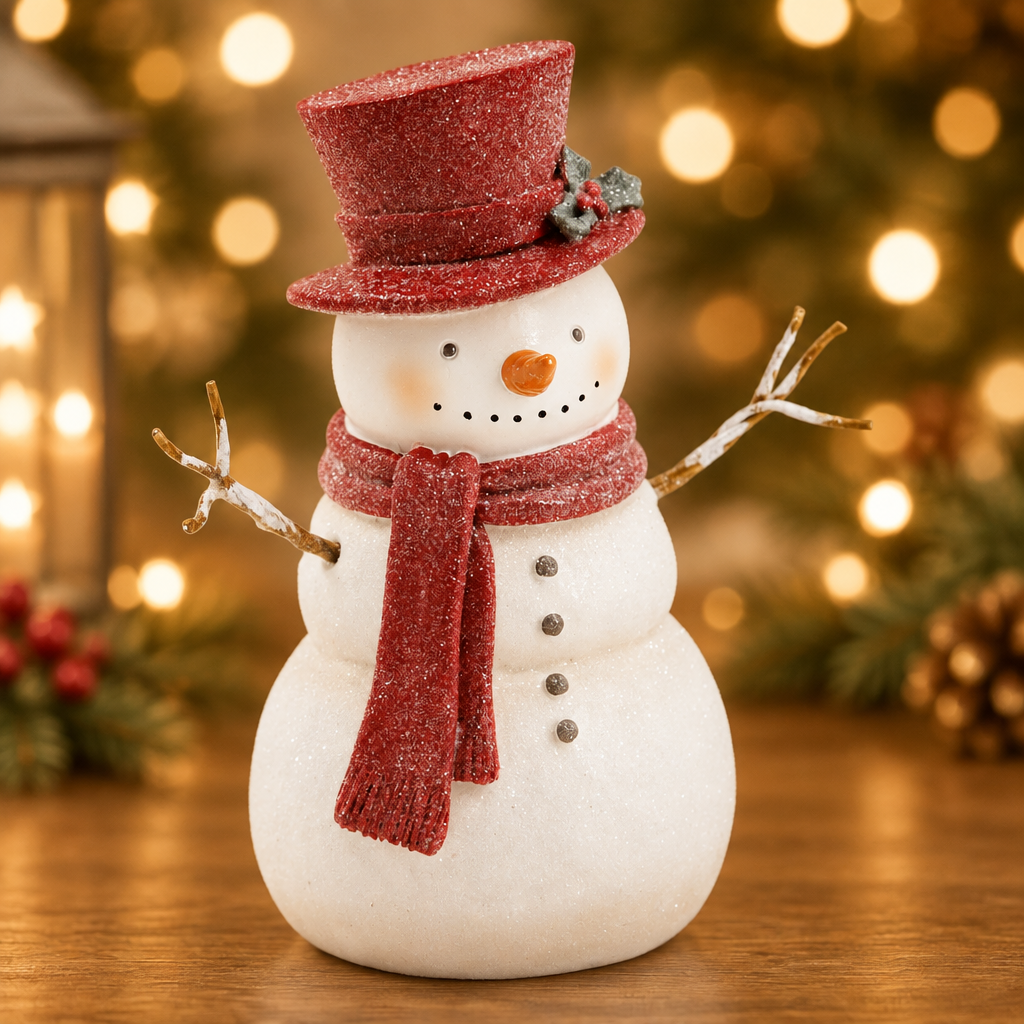 Large Crimson Snowman