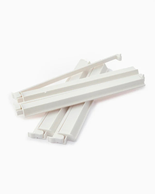 White Acrylic Rack & Pushers Set