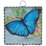 Rozie's Blue Morpho Butterfly Mini Art