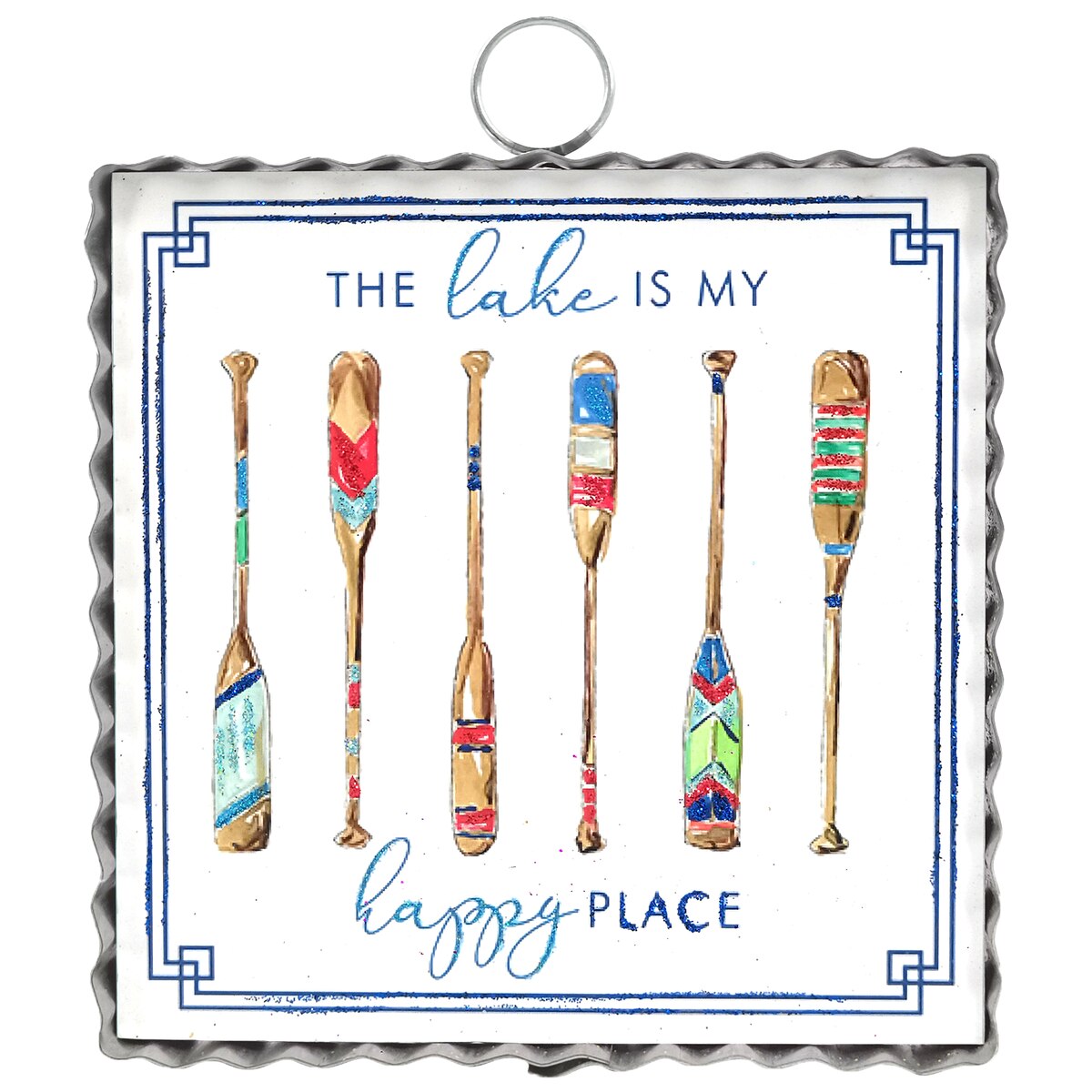 The Lake Is My Happy Place Mini Art