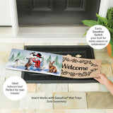 Snowman & Friends Sassafras Switch Mat view 4 from Magnolias Home Decor