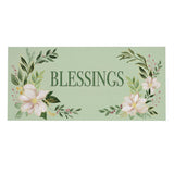 shades of emerald sassafras switch mat, outdoor safe, for farmhouse christmas home decor from Magnolias Home Decor