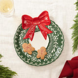 Heartfelt Cheer Ceramic Wreath Plate