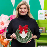 Heartfelt Cheer Ceramic Wreath Plate