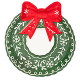 Heartfelt Cheer Ceramic Wreath Plate