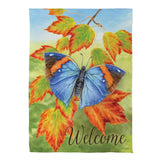Blue Fall Beauty Garden Flag