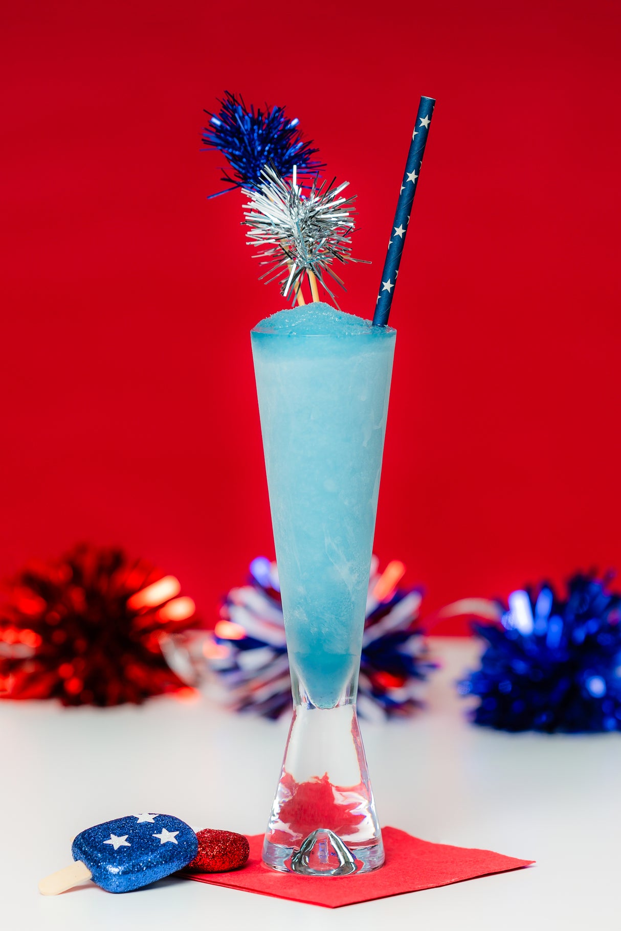 Blue Razz Rocket Slush Mix