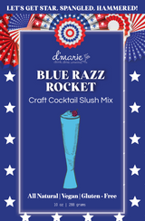 Blue Razz Rocket Slush Mix