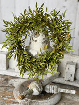 12" Smilax Candle Ring