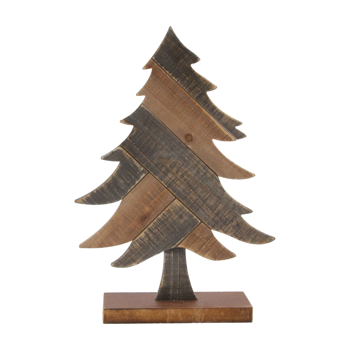 Small Tan and Black Wood Tree