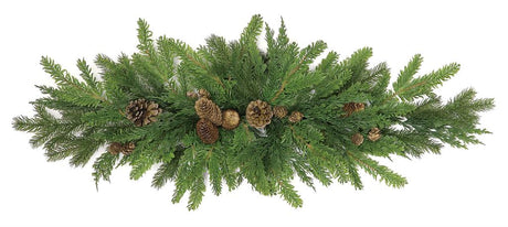 35" Mixed Nursery Pine Table Swag