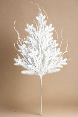 Snow Day Flocked Cedar Spray