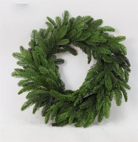24" Real Touch Noble Fir Wreath