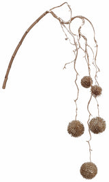 Glitter Thistle Hanging Spray