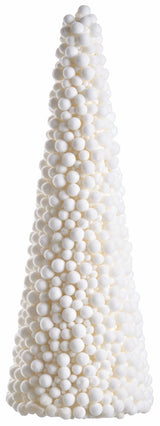 16" Pompom Cone Topiary Tree