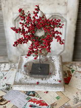 10" Passel Berry Candle Ring