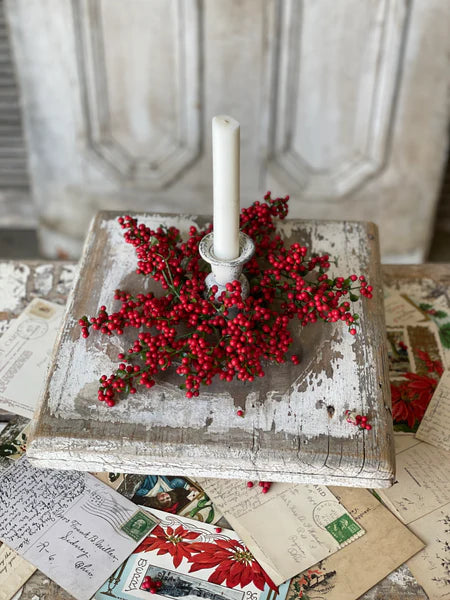 10" Passel Berry Candle Ring