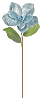 Blue Holiday Magnolia Spray