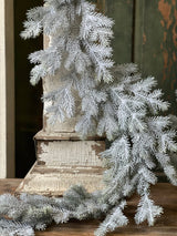 6' Snowy Sitka Spruce Garland