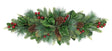 40" Pine Centerpiece with Magnolia Leaf, Berry & Cones