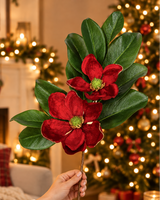 Red Velvet Magnolia Pick