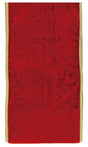 4" Red Velvet Ribbon Bolt