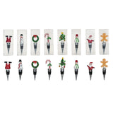 Holiday Glass Wine Stopper - 8 Styles